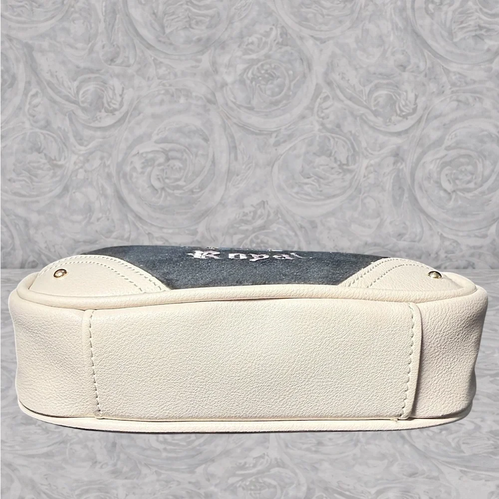 NWT 👑 🤍🖤Juicy Couture Royal Crown Mini Bag | Black Velour Rhinestone Y2K Purse - Picture 9 of 9